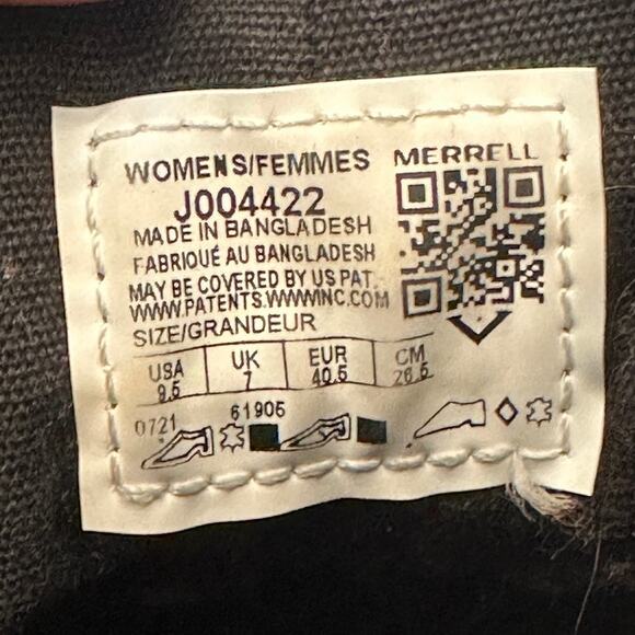 Merrell Brown Taupe Shiloh II Warm Lace-Up Ankle Boot Leather Wool Heritage Hike - Picture 9 of 10